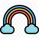 Rainbow Cloud Forecast Icon