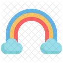 Rainbow Cloud Climate Icon