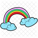 Rainbow Sticker Stickers Icon