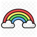 Rainbow Spectrum Colorful Icon