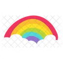 Rainbow Colorful Rain Icon
