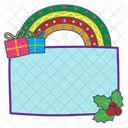 Rainbow Card Greeting Icon