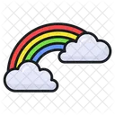 Rainbow Weather Climate Icon