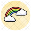Rainbow Weather Climate Icon