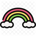 Rainbow Weather Forecast Icon