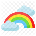Rainbow Atmospheric Environmental Icon