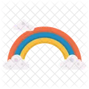 Blue Rainbow Decorative Icon