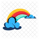 Rainbow Sky Rainbow Rainbow Cloud Icon