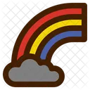 Rainbow Spectrum Meteorology Icon