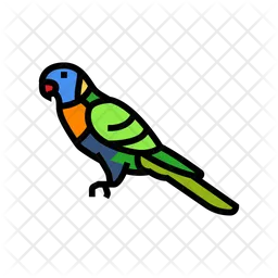 Rainbow Bird  Icon
