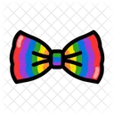 Rainbow Bowtie  Icon