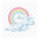 Rainbow Cloud Cloud Weather Icon