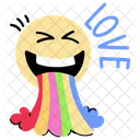 Smiley Rainbow Rainbow Emoji Smiling Face Icon