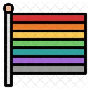 Rainbow Flag  Icon