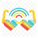 Rainbow Goggles  Icon