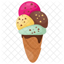 Rainbow  Ice-cream  Icon