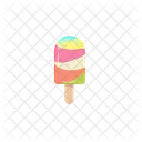 Rainbow ice cream  Icon