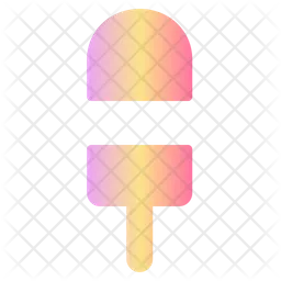 Rainbow Ice Cream  Icon