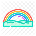 Rainbow Natural Phenomena Icon