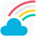 Weather Cloud Rainbow Icon