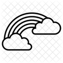 Rainbow Weather Climate Icon