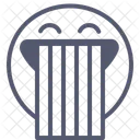 Rainbow Emot Face Icon