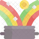 Rainbow pot  Icon