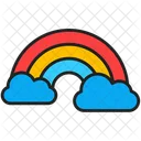 Rainbow-red-yellow-blue  Icon