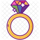 Mrainbow Ring Rainbow Ring Colorful Diamond Icon