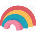 Rainbow Stacker Stacker Rainbow Icon