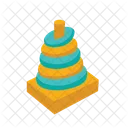Rainbow Stacking Tower  Icon