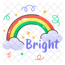 Rainbow Colorful Spectrum Icon