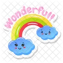 Rainbow Sticker  アイコン