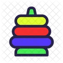Rainbow Tower Tower Rainbow Icon