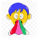 Rainbow Tongue Rainbow Face Rainbow Mouth Icon