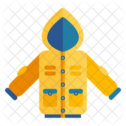 Raincoat Icon - Download in Flat Style