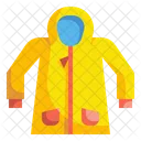 Raincoat Rain Jacket Icon