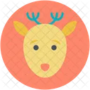 Raindeer Christmas Deer Icon