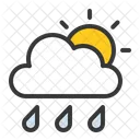 Cloud Rain Raindrop Icon