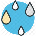 Raindrops Raining Weather Icon
