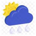 Cloud Raining Rainfall Rainy Weather Icon