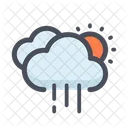 Rainfall Cloud Raining Weather Forecast Icon