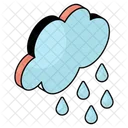 Cloud Raining Rainfall Rainy Weather Icon