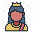 Rainha Avatar Medieval Ícone