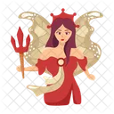 Fada Rainha Das Fadas Personagem De Fantasia Ícone