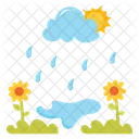 Wet Rain Weather Icon