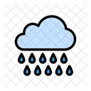Raining Cloud Weather Icon