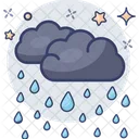 Weather Raining Drizzling Icon