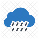 Raining Cloud Drops Icon