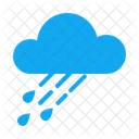 Cloud Rain Atmosphere Climate Increasing Clouds Weather Forecast Icon